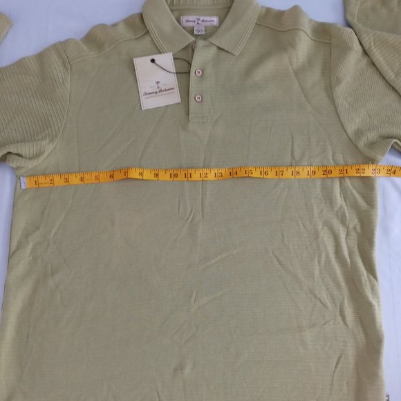 Tommy Bahama Silk Reed Stripe long sleeve polo shirt NWT - Picture 6 of 9